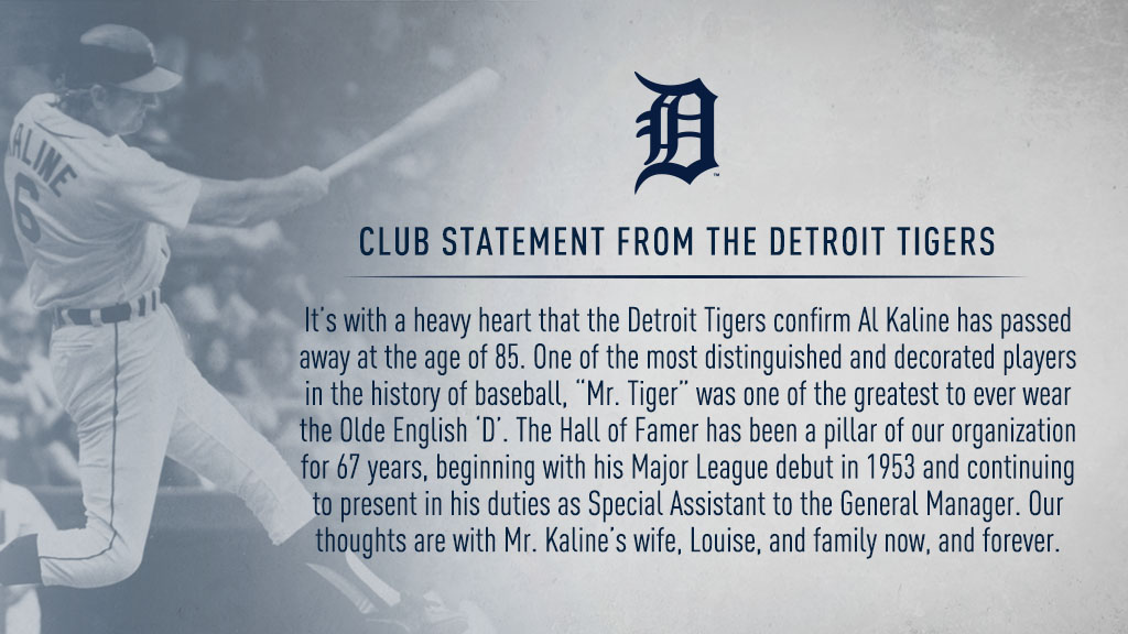 A statement from the Detroit Tigers