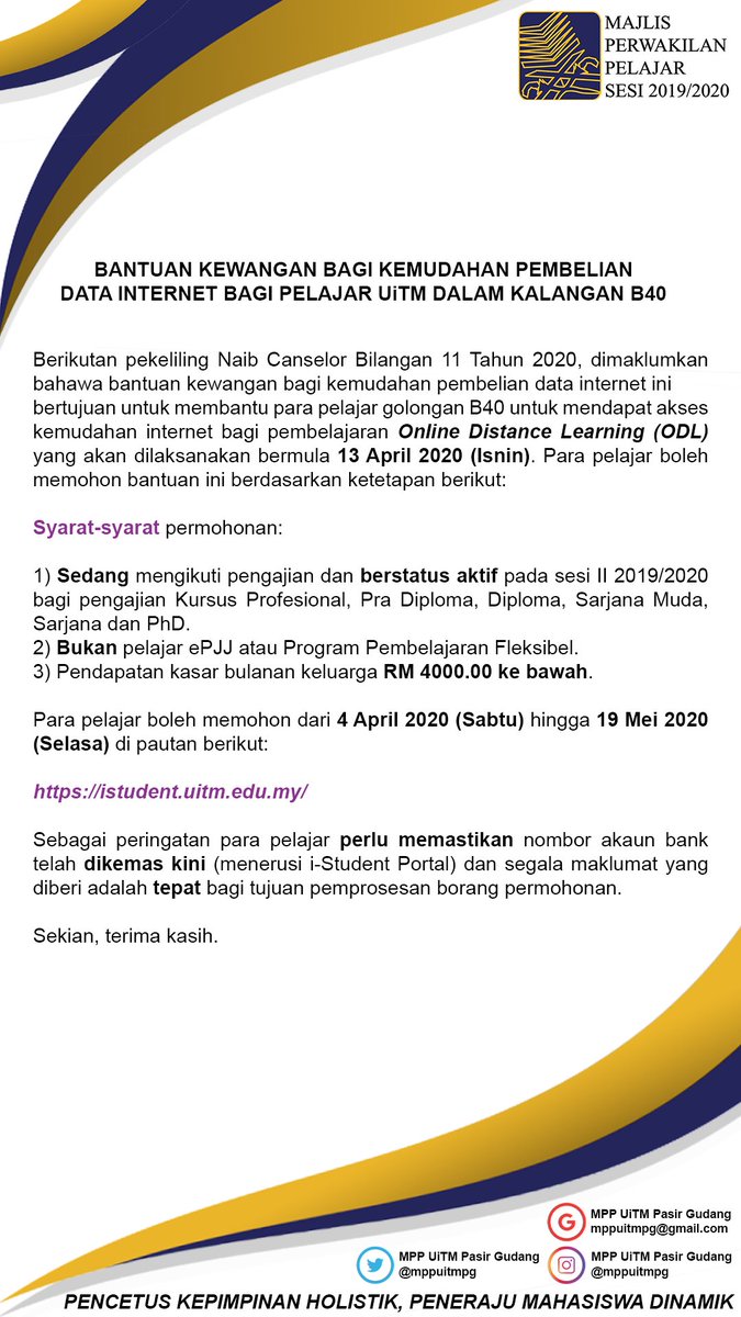Mpp Uitm Pasir Gudang Twitterren