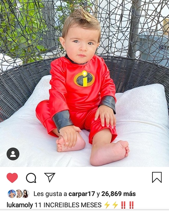 JMolyPanamaFC's tweet photo. Felicidades por tus 11 meses bebé hermoso Luka ❤️  @JonathanMoly https://t.co/Q1BU12irgj