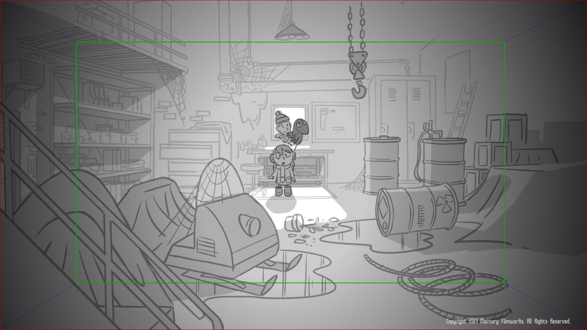 artofhilda's tweet photo. More of Dermot Walshe's work, with storyboards for "The Nightmare Spirit" and "The Storm". 
https://t.co/IL98pPplz6 https://t.co/cne82S6a6Z