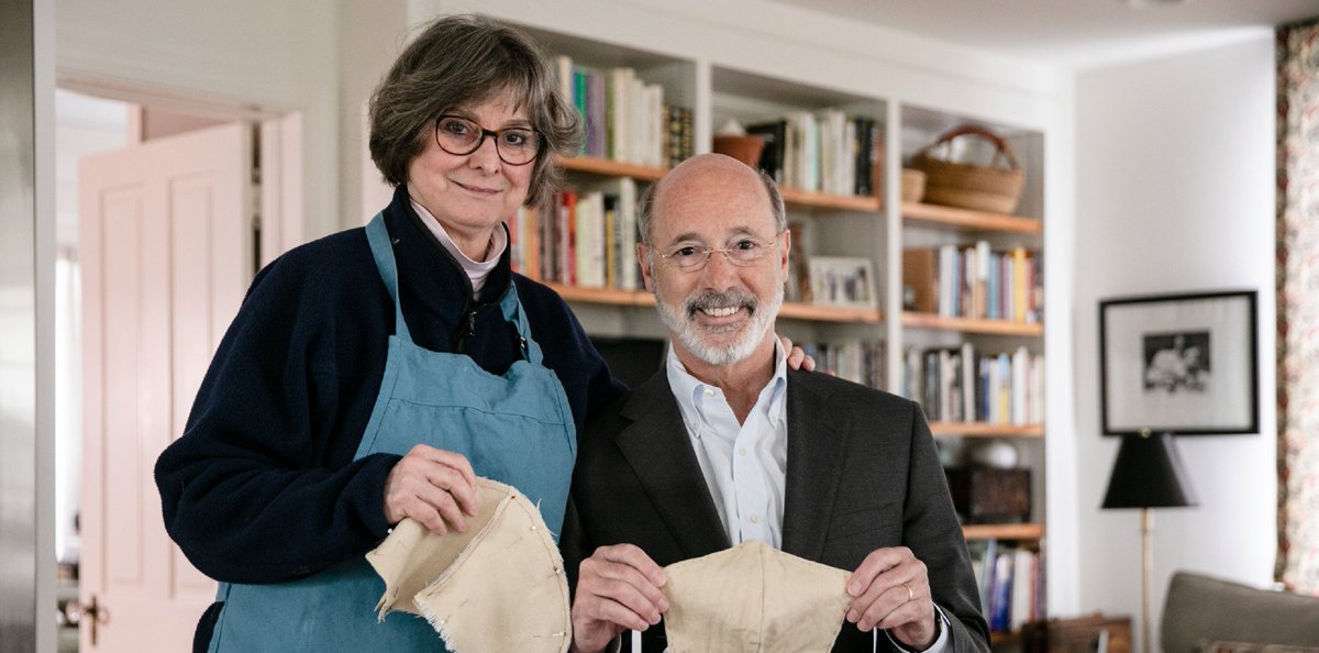 Governor Tom Wolf On Twitter Masked Up And Ready To Go Thanks To Frances I M Asking That All Pennsylvanians Wear Masks When They Leave Their Homes To Help Prevent Transmitting Covid19