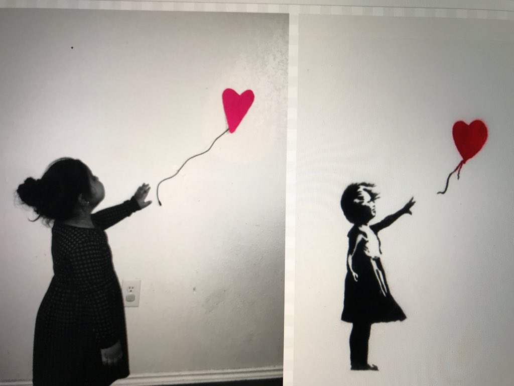 Our #Amazing Art teacher asked students to recreate famous artwork with objects found around their homes, check out these from 8th grader Zoey and 6th grade Juan.  #RocketPride #LifeImitatingArt #GoPublic #WeAreSWByChoice #RootedEdMcAuliffe