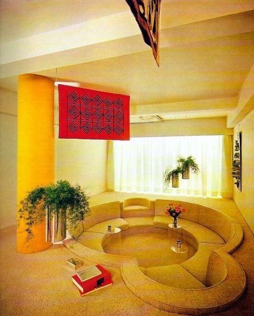 thinking about 70s conversation pits don’t text
