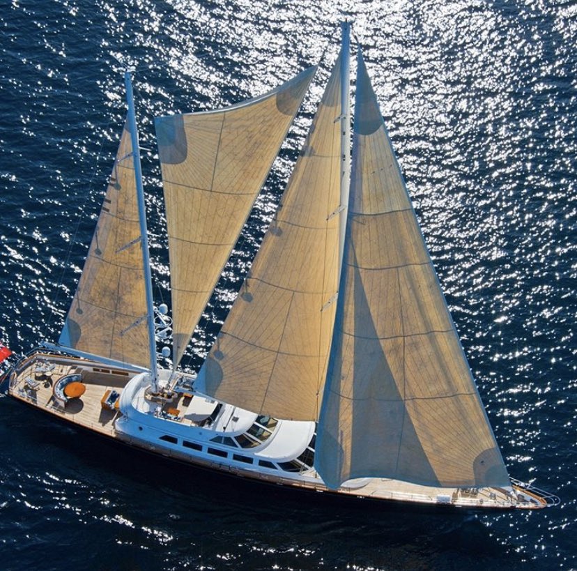 TheMensDesk's tweet photo. MORNING GLORY is one of the newest additions the the Burgess sales fleet. She's a classic Perini ketch with timeless lines and elegant interiors, and is in excellent condition for a new owner. @BurgessYachts https://t.co/0T1IC9A4Eb