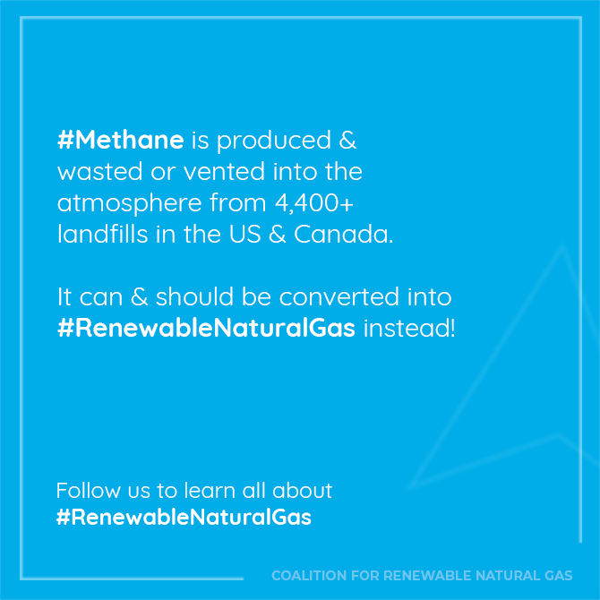 CoalitionForRNG's tweet photo. Did you know that landfill #methane emissions are being captured &amp; converted into #Renewable Natural Gas?

Read the ICF Study to learn about the significant GHG reductions if all 4,400+ landfills in N. America captured &amp; converted its methane into #RNG: https://t.co/shZV1tfiJC https://t.co/gTHItRehcK