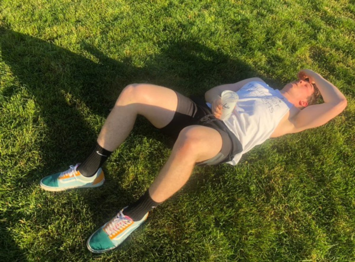 Wynn with what may be an untouchable time. Good work man. #ClarkeStrong