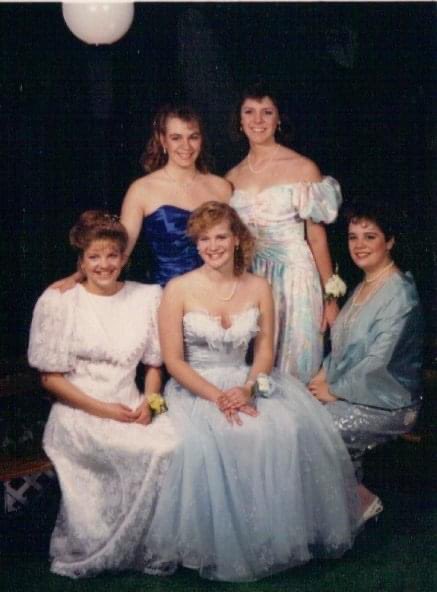 Mrs_GlimmerED's tweet photo. @NDE_Commish Itโs on! Here I am with my squad back before they called them a squad. #virtialprom #PromFlashBack https://t.co/pd3OeEc52V