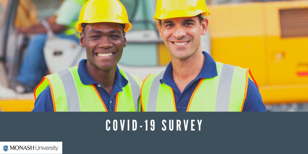 SpahcC's tweet photo. #Australian &amp; work in the essential workforce? Our research team are interested to hear about your understanding &amp; impact of the #COVID_19 government recommendations on you, your family or people you care for. 
Survey info &amp; link: https://t.co/GsuDNsiBvr
#Covid_19australia @CFMEU https://t.co/LHfEhVqE2c