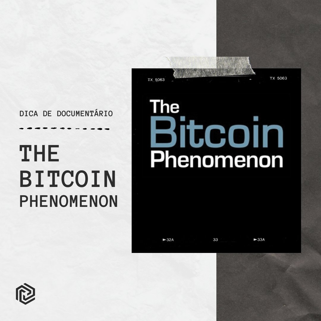Na dica de Documentário da semana, trazemos o “Fenômeno do Bitcoin”.

Situado em 2008, “The Bitcoin Phenomenon” é um documentário que explica os argumentos publicados no primeiro artigo de Satoshi Nakamoto sobre o Bitcoin.
Assista em: bit.ly/-bitcoin-pheno…