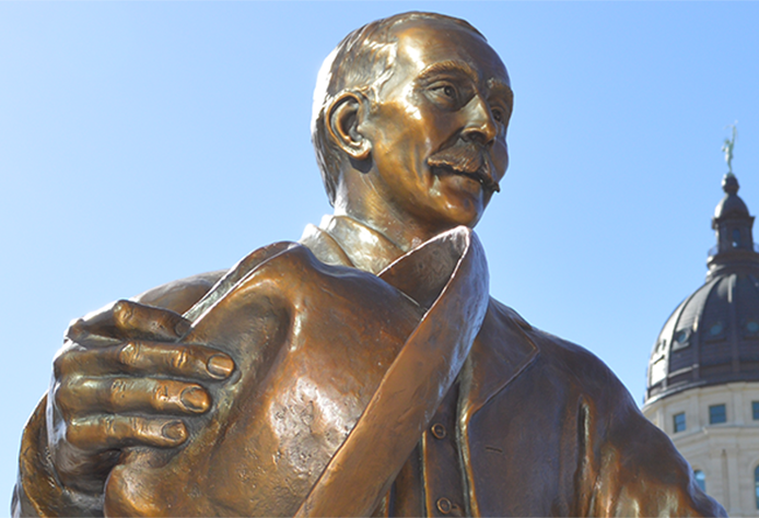 KHIorg's tweet photo. #1918flu made its way to Kansas & Gov officials were quick to act against the spread of the disease. #SamuelCrumbine began a campaign to educate Kansans about the flu. Today, Ks Health officials have been quick to mandate social distancing, #stayhomekansas #COVID19 @KDHE https://t.co/ov9mHmv6qo