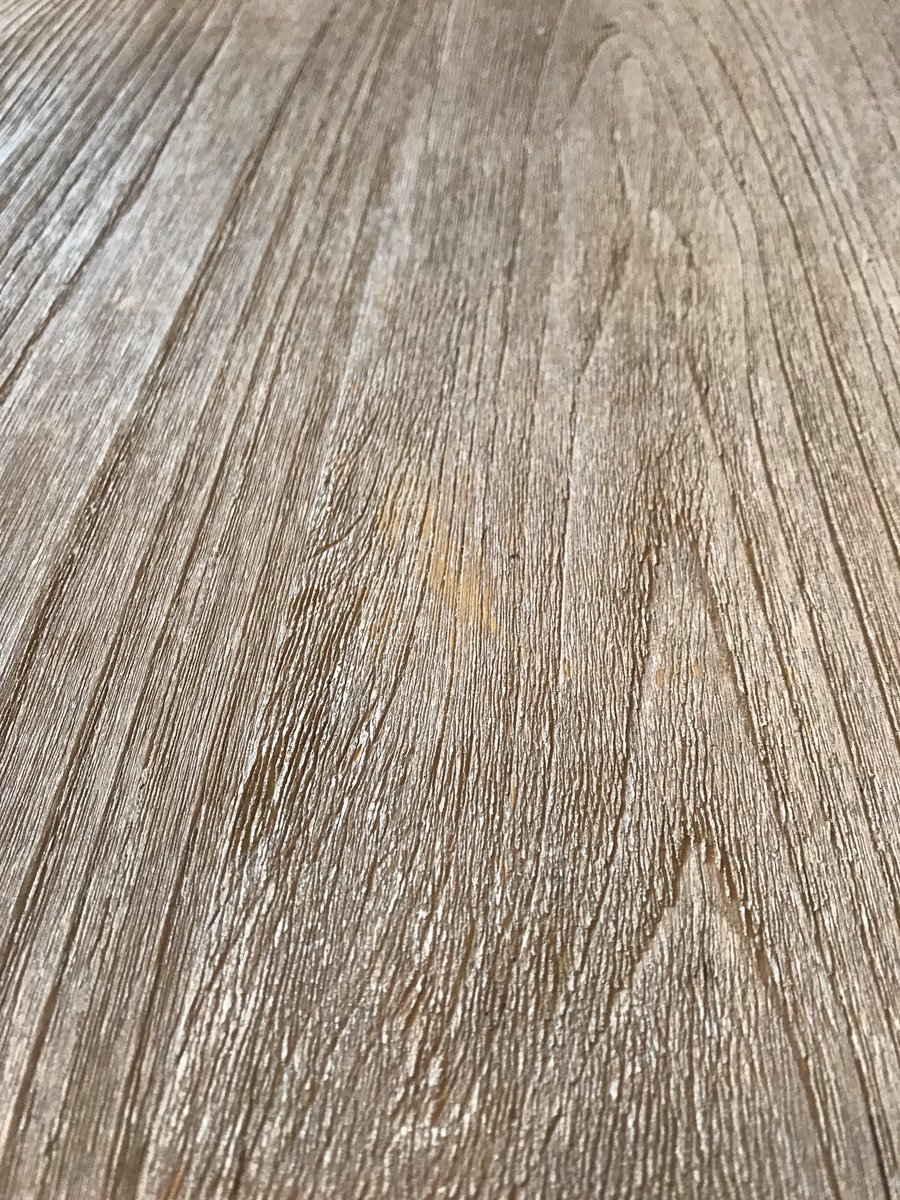 MrsVillas4th's tweet photo. @potterybarn bought this expensive table two years ago and it is peeling and actual wood pieces stab my hand when I am wiping it clean. Horrible! I pulled a wood sliver out of my two year old daughters hand. https://t.co/42Bxbj8TBq