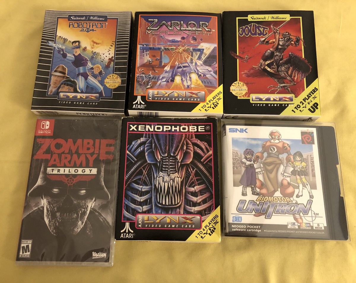 comeoutpunching's tweet image. Recent #teamhandheld pickups! #Atari #AtariLynx #SwitchCorps #NGPC #NeoGeo