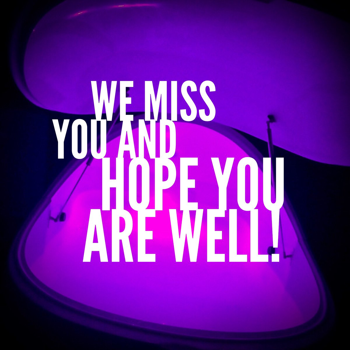 Missing everyone, sending you all positive vibes in these strange times.
Hope to see you in the float pod soon - after all of this is safely behind us!
☮️💟☯️
#floaton #FlattenTheCurve #ourcommunity