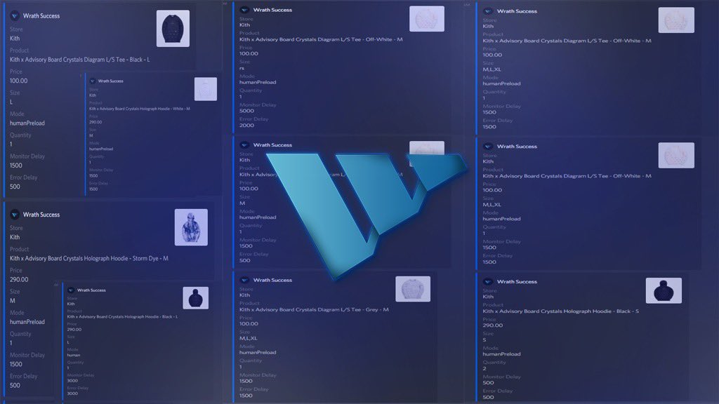 wrathbots's tweet image. With a new Shopify rewrite debuting just in time for this week’s Kith Monday program, Wrath users were able to checkout with ease and bypass bot protection. 🥳

Who needs a key just in time for the weekend releases? 🎥