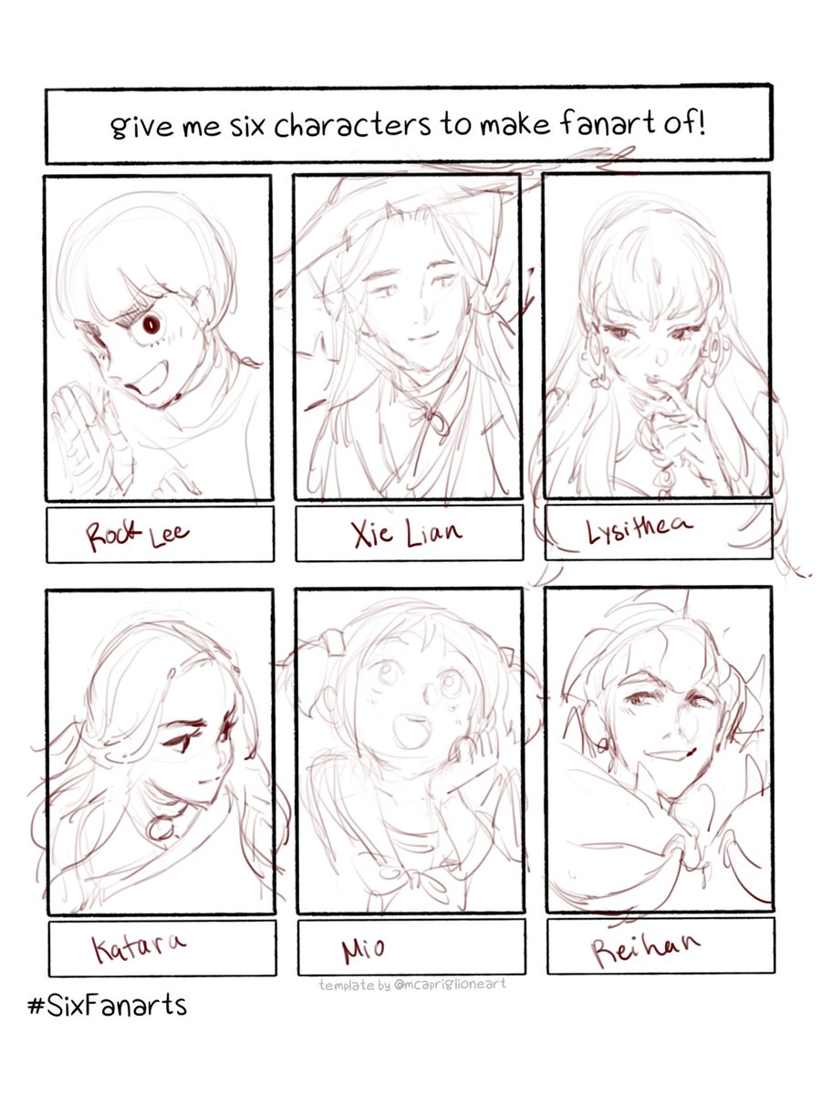 Working on the #SixFanartsChallenge today on stream ^u^
https://t.co/7BD2t2Lthp 