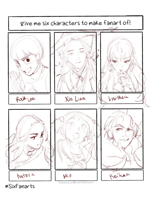 Working on the #SixFanartsChallenge today on stream ^u^
https://t.co/7BD2t2Lthp 
