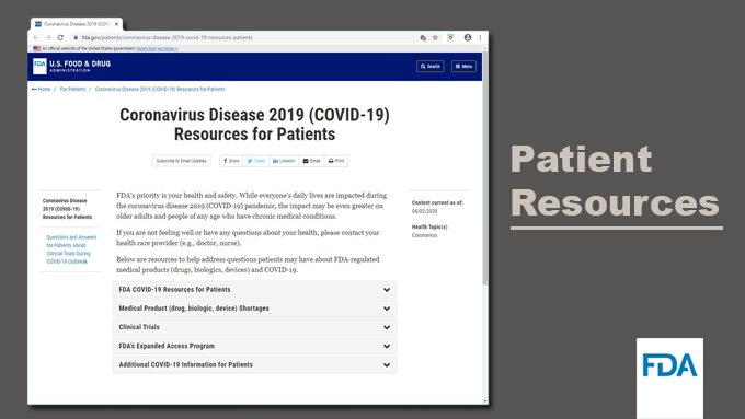 FDA Patient Info tweet media