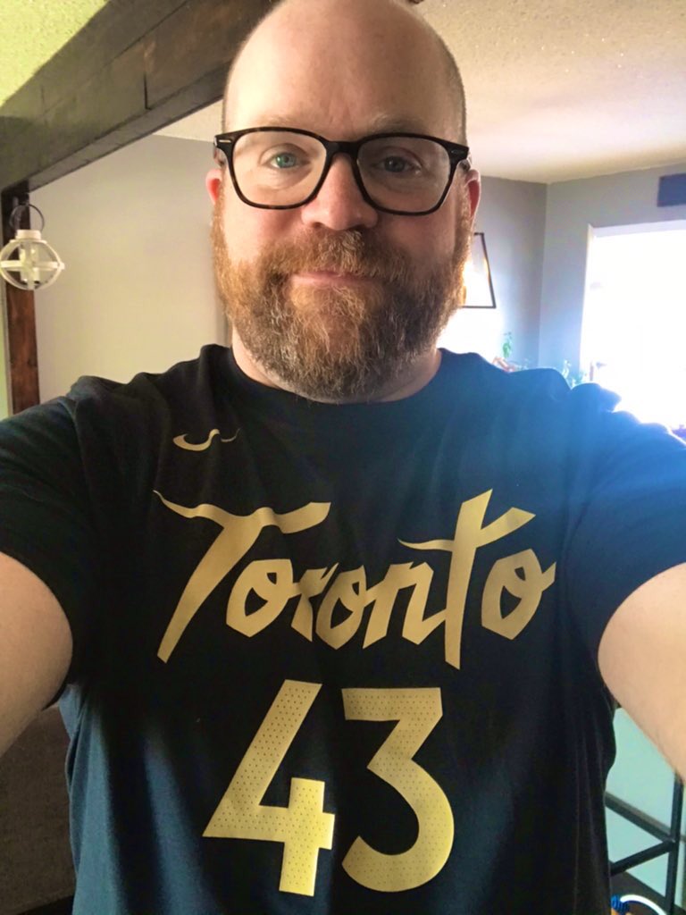 MrKingwell's tweet photo. Thanks to my lovely wife for the perfect birthday gift!  Apparently @pskills43 and I share an Apr 2nd birthday as well! #whoknew #rapsfaninSK @Raptors https://t.co/fbYWAbcD49