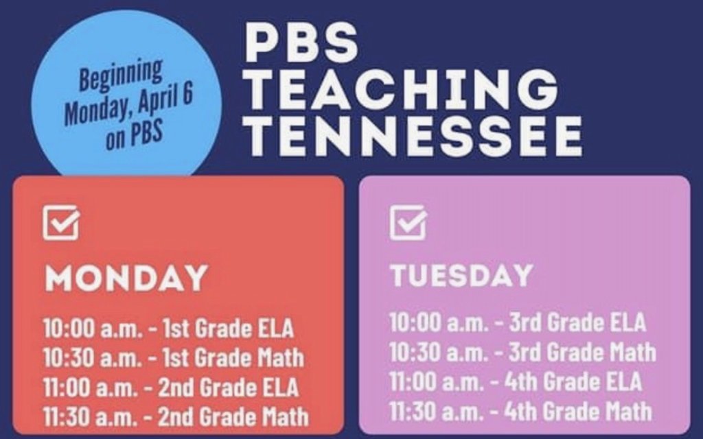 RipleyHighTN's tweet photo. Please visit https://t.co/g3f4Iv0Iuj and look for the COVID-19 page to find updates on student meal service, instructional resources, and information on a new instructional partnership for students offered by TN Department of Education &amp; PBS. https://t.co/p8tzXOpt2x https://t.co/F2X3VqrGsU