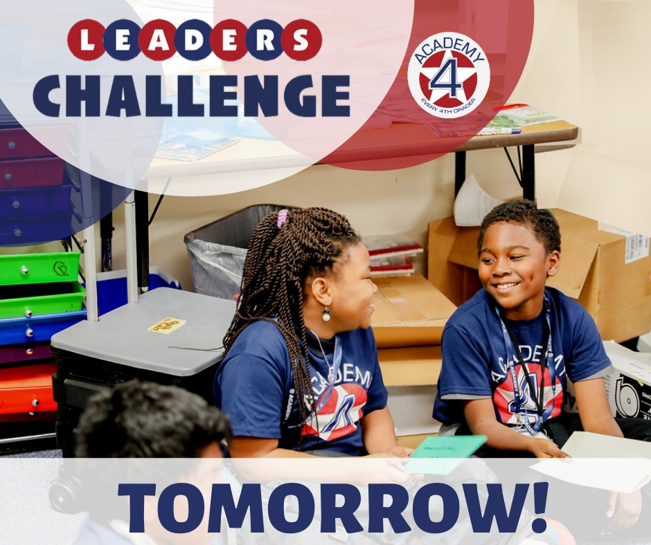 academy_4's tweet photo. Tomorrow we will share our 3rd LEADERS Challenge. Show us how having a positive "Attitude" can make all the difference!
#Academy4 #Every4thGrader #LEADERS #Challenge #Mentor #LEADERS5 #BeaHero https://t.co/daFfE0Cwfg