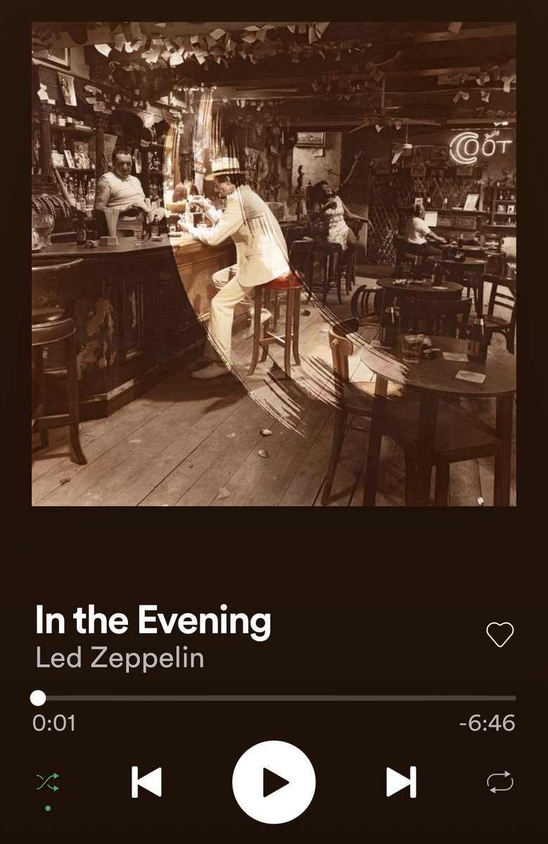 RedDotGarage's tweet photo. When that droning, reverby, guitar seems to last forever until you here Plant howl....
In The Eeeeeeevening!!!! Then that bad assed guitar lick breaks in. Yyyyyeeeeesssss!! https://t.co/c21pHglBO8
