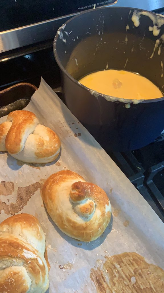 <a href="/manninglhs/">Jen Manning</a> It’s taken a while but someone finally made us soft pretzels and cheese sauce!