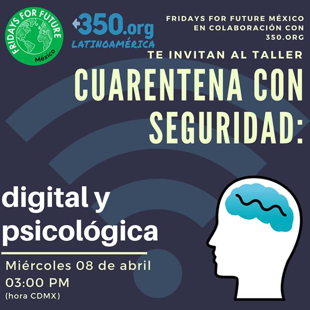 fffmex's tweet photo. Webinar: Cuarentena con seguridad: Digital y psicologica
08/Abril (Miércoles) 
3:00PM (hora CDMX)
Registro: https://t.co/q71uhMjNrO https://t.co/arpacArZkL