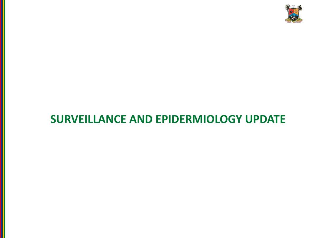  #COVID19Lagos Situation Report presentation by  @ProfAkinAbayomi as at 6th April, 2020 @NigeriaGov @followlasg @jidesanwoolu @jidesanwoolu @drobafemihamzat @Fmohnigeria @NCDCgov @lagospress @gboyegaakosile @Mr_JAGss @EpidAlert @EpiAFRIC @nimrnigeria @GETConsortium @WHONigeria @WHO