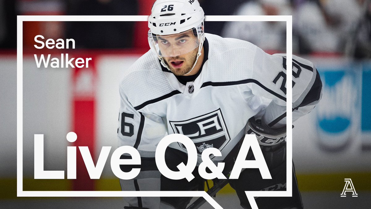 Tomorrow at noon PT join me for a live Q&amp;A at theathletic.com/SeanWalkerQA <a href="/LAKings/">LA Kings</a> <a href="/TheAthletic/">The Athletic</a>