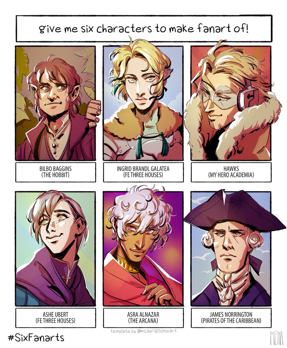thanks for your suggestions!! ♥ #SixFanarts 