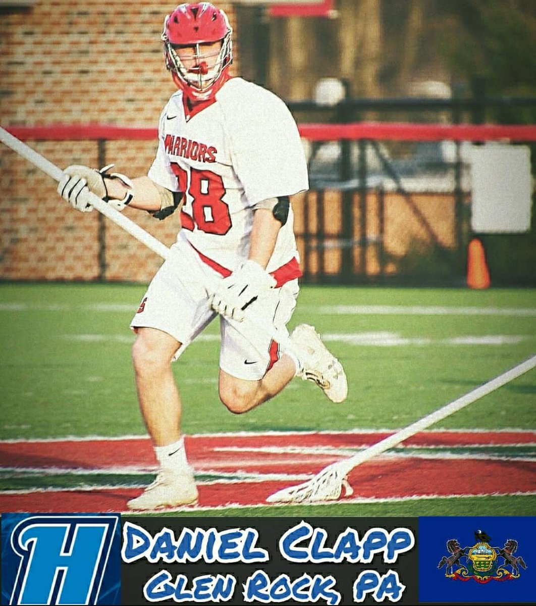 HarfordCC_MLax's tweet photo. We are Proud to Welcome @DanielClapp28 to the Harford Lacrosse Family! Daniel is a 1st Team All-County Defender &amp; an All-County Running back on the Gridiron for Susquehannock HS!! Next Year's Team is looking strong already #BestChanceU #JoinTheParliament #FAMILY🦉🥍 @cbsoper https://t.co/rgJQzftjCz