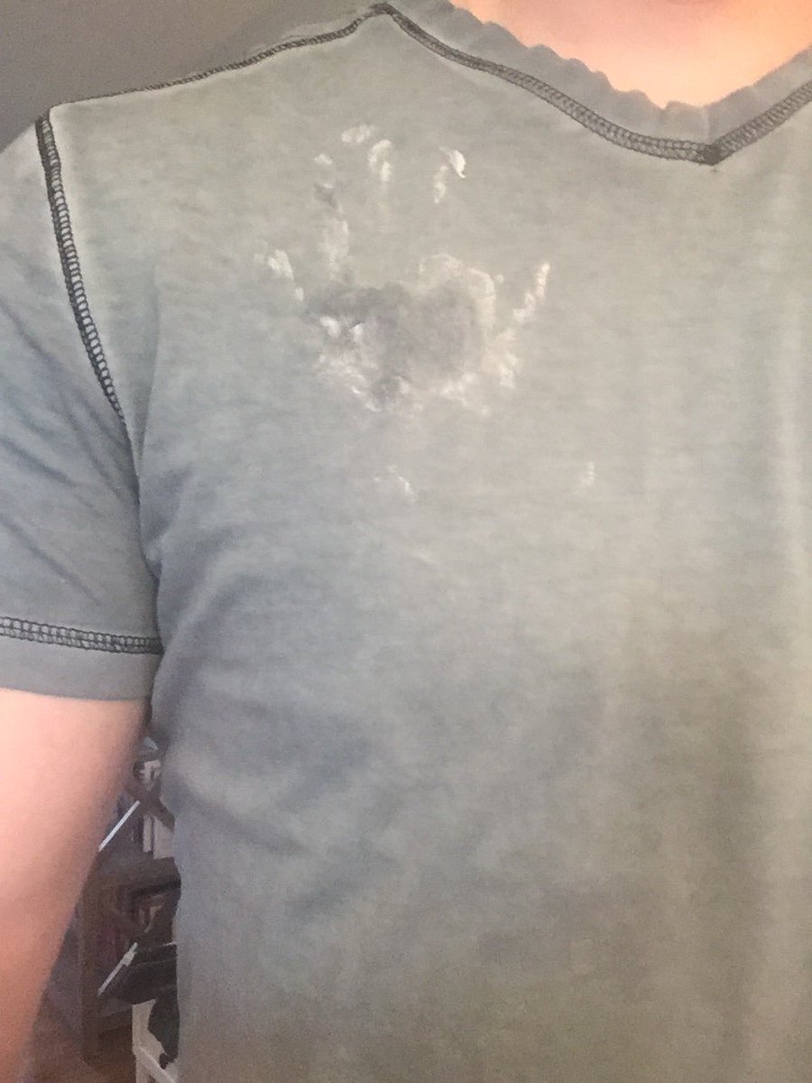 PeterMartuneac's tweet photo. My two year old hit me with a yogurt covered hand and suddenly I’m in the service of Saruman. #TheLordoftheRings #TheWhiteHand #ParentingInLockdown https://t.co/KfNUsRxZBM