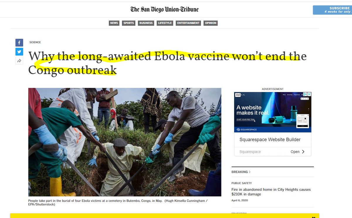OH NO!!!!!!!!IT'S NOT GOING TO HELP!!!!!!!WE NEED MORE VACCINES!!!!!!!QUICK, W.H.O., GIVE US MORE MONEY TO MAKE VACCINES!!!! https://www.sandiegouniontribune.com/news/science/story/2019-07-25/panic-lurking-why-the-long-awaited-ebola-vaccine-wont-end-the-congo-outbreak?00000168-c155-df9b-adfc-cb55faa70000-p=29