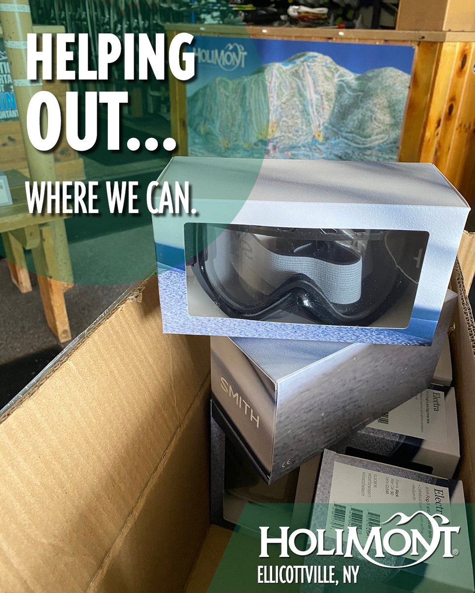 HoliMont helped out the local hospital with some new P.P.E. for staff eyeballs.
<a href="/bertrandchaffee/">Bertrand Chaffee</a> #HoliMont #SmithOptics