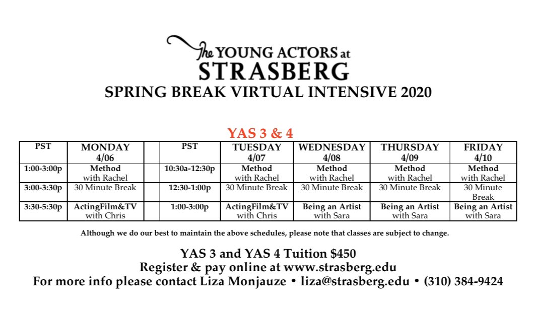 The Lee Strasberg Theatre & Film Institute LA tweet media