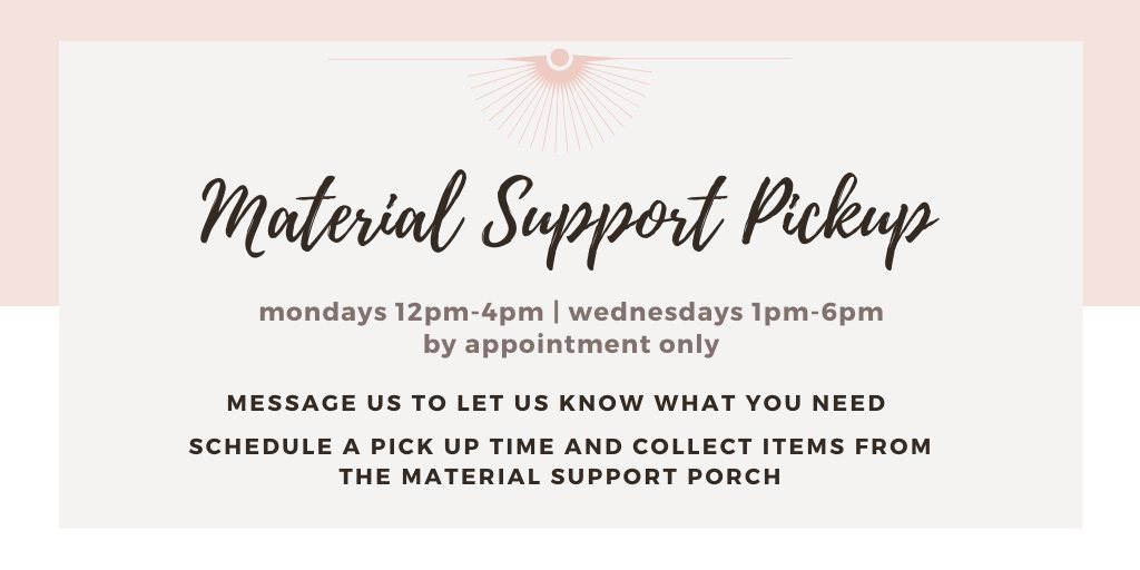 DM us and let us know what you need! We're doing no contact pick-ups so that we can all stay safe!