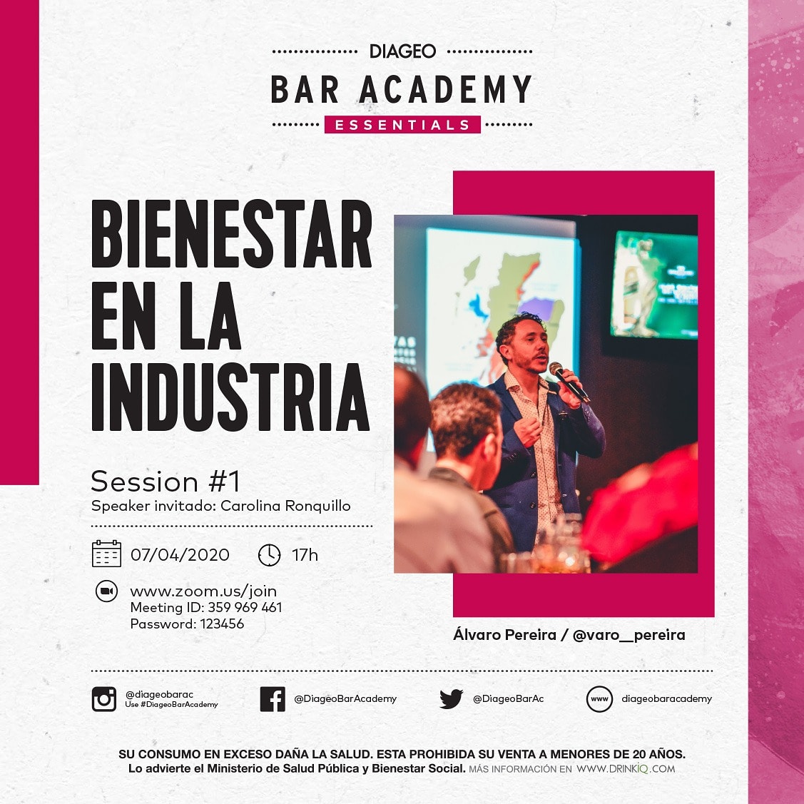chefcaroluna's tweet photo. Mañana hablamos del bienestar en la industria por zoom. Los esperamos 🌿 https://t.co/TrdpooH3sH