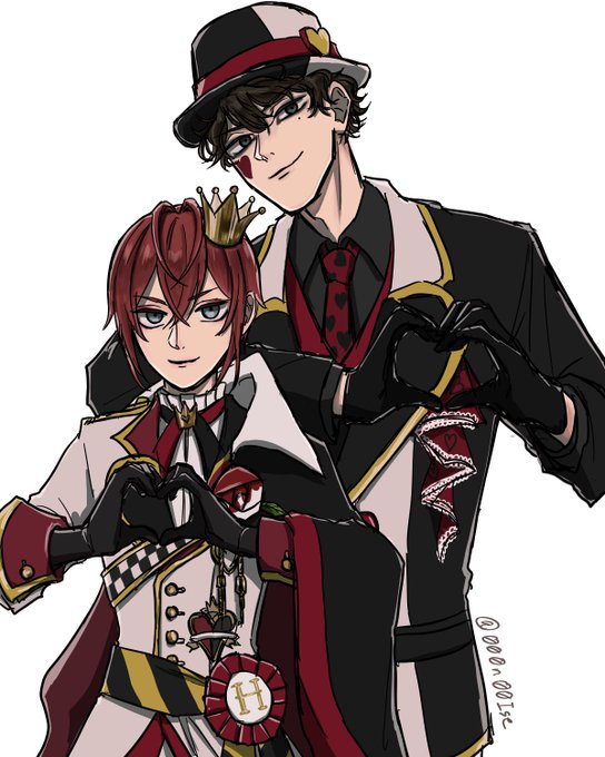 女王リスペクト❤のリドルくんとジャックハート
(私が好きだから一緒に描いただけ) 