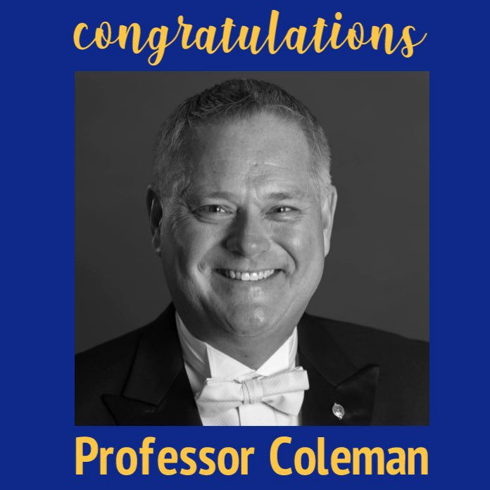 The Nu Nu Chapter would like to congratulate our Sponsor Professor Randall Coleman on his promotion! We are so incredibly proud of you and are very thankful for all of the work you do for us. Thank you Professor Coleman and AEA!