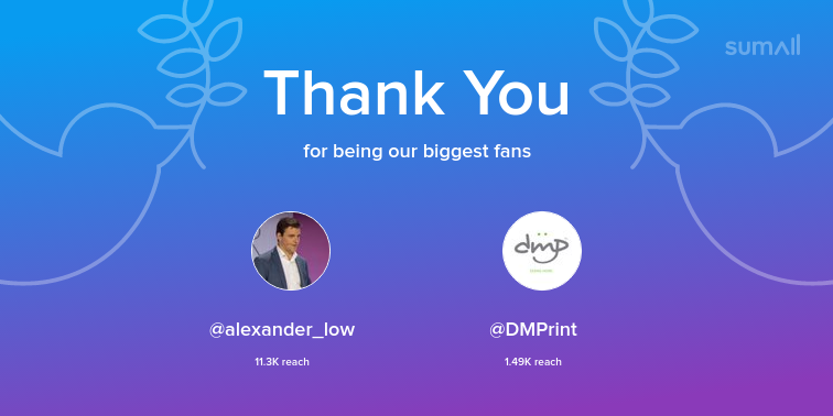 HelloMarketUK's tweet photo. Our biggest fans this week: alexander_low, DMPrint. Thank you! via https://t.co/kL4EW8yLpX https://t.co/WTZSyyOe5m