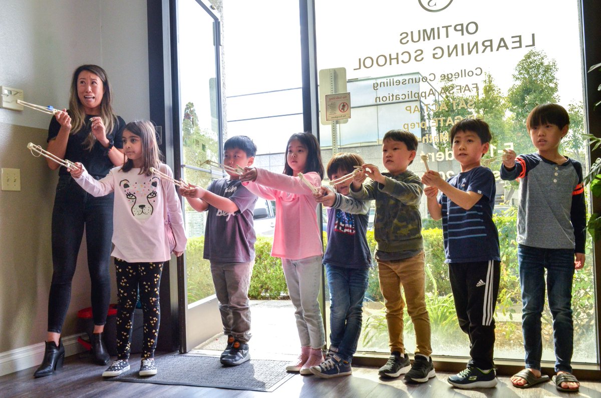 OptimusLearning's tweet photo. We encourage our students to be creative and use their brains in our STEM classes. They complete challenges using their knowledge of engineering and ability to think outside the box.  
#STEM #STEMclass #homeschool #homeschoolprogram #afterschoolprogram #afterschoolcare #education https://t.co/z8GyrnOqjj