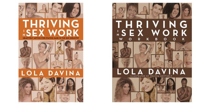 "Thriving in Sex Work" has an interactive companion Workbook! Get copies signed by author @Lola_Davina<a href="/tag/comingoutlikeapornstar"class="tags"><span>#comingoutlikeapornstar</span></a>