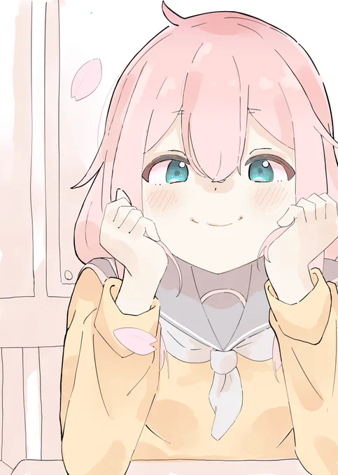 #絵描き繋がれ
前髪さん(@Leadin_the_sky)からもらいました〜。ゆるキャンとμ'sが大好きマンです。 