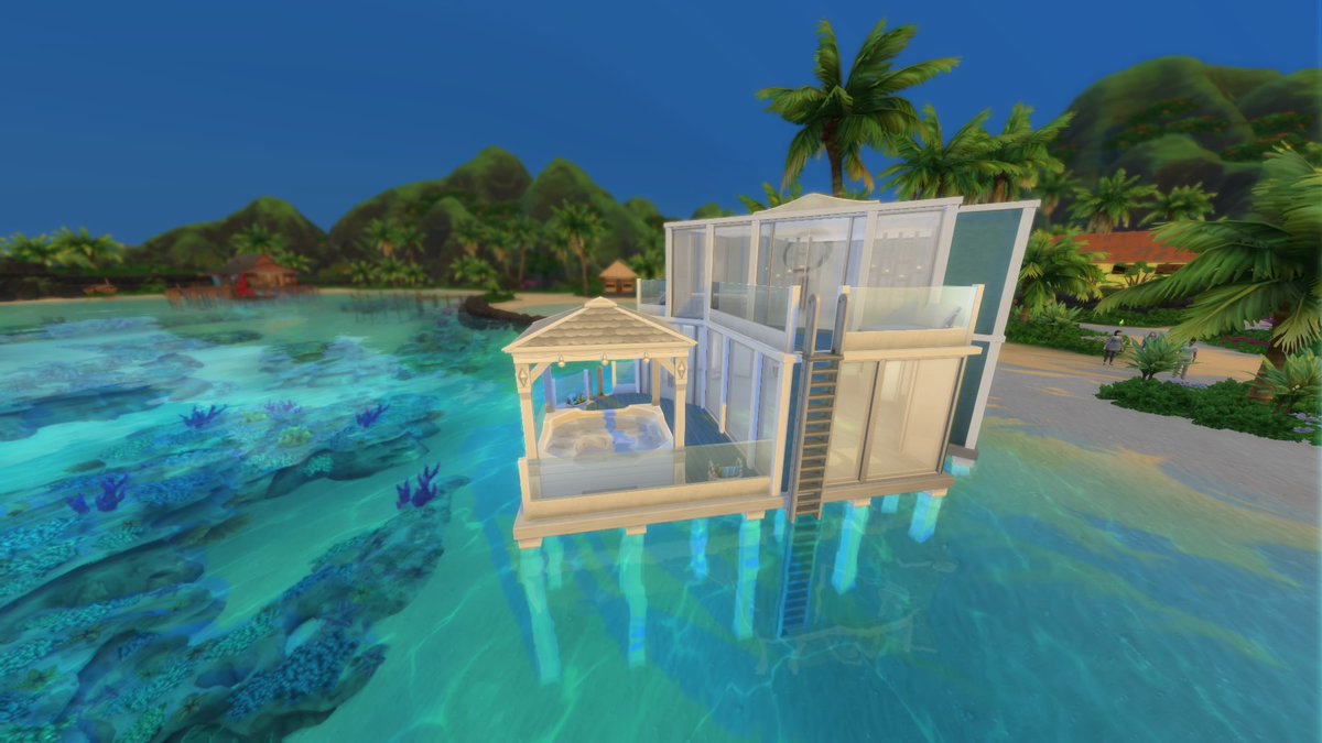 CraftieSimmer's tweet photo. The Seafoam Spa #SadSimsieShell #Showusyourbuilds #PS4share https://t.co/MVZbi4T7kJ