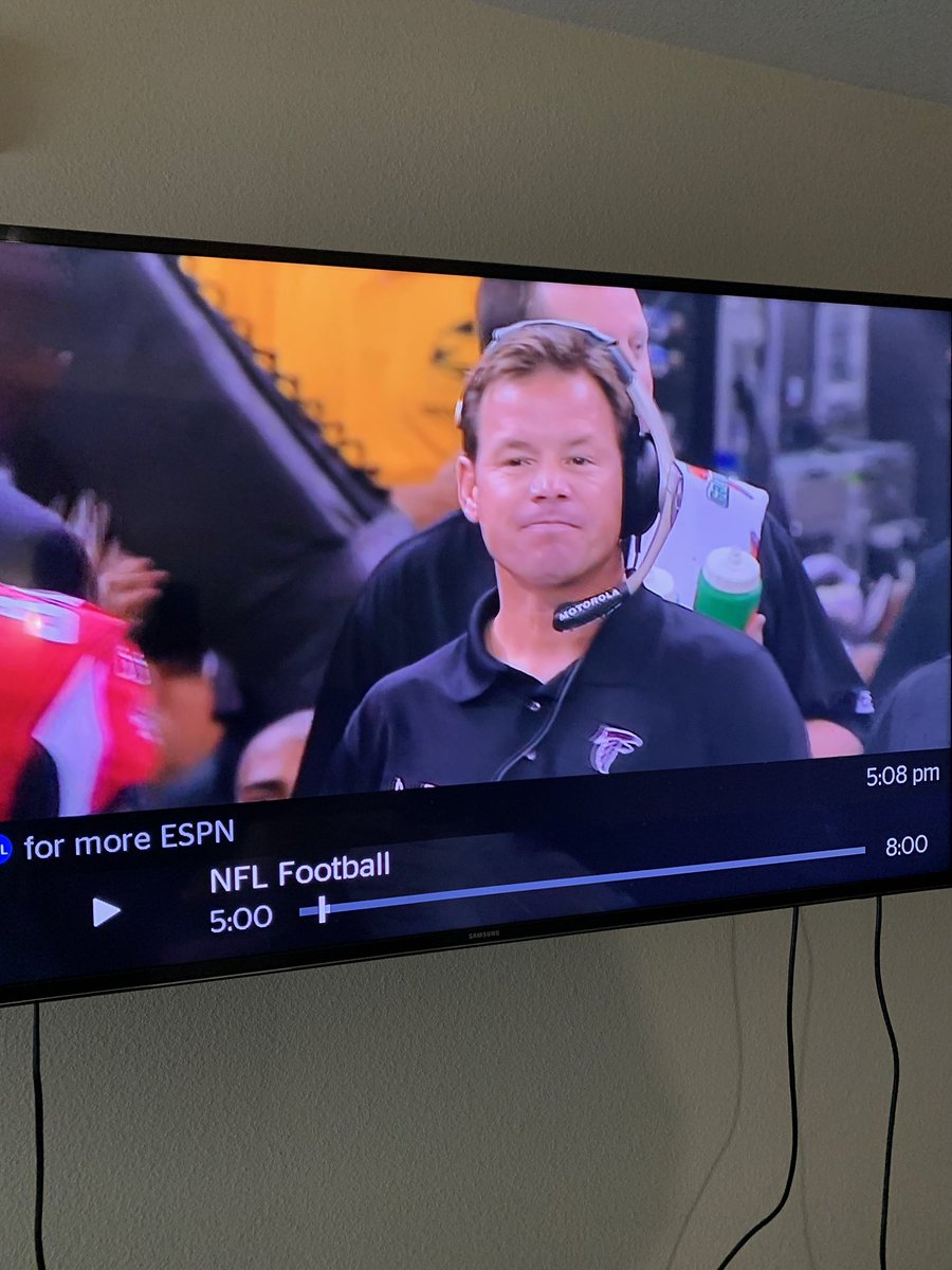 CoachJimMoraFB's tweet photo. I just realized I’ve been involved In 2 Classics @espn has aired in the last week; @UCLA_Football v @AggieFootball and @Saints v @AtlantaFalcons Went 1-1. Great memories and excited 4 more @NFL @ESPNCFB @ESPNNFL @NCAAFootball @caaspeakers https://t.co/MdSgwspI1o