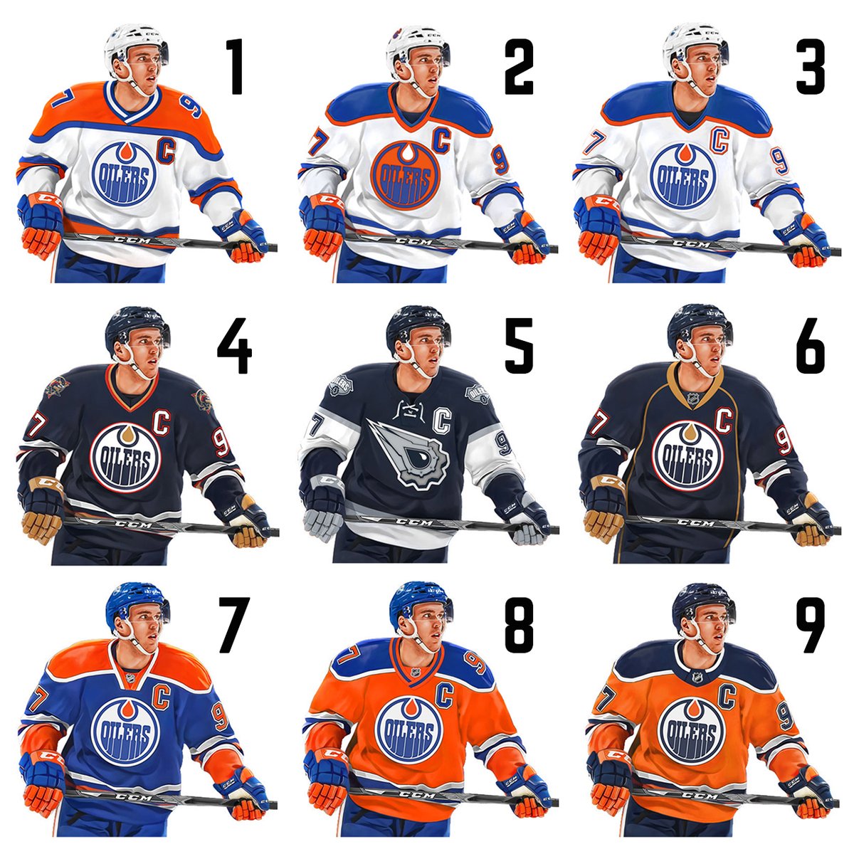 Edmonton Oilers On Twitter Pick Your Three Oilers Fans