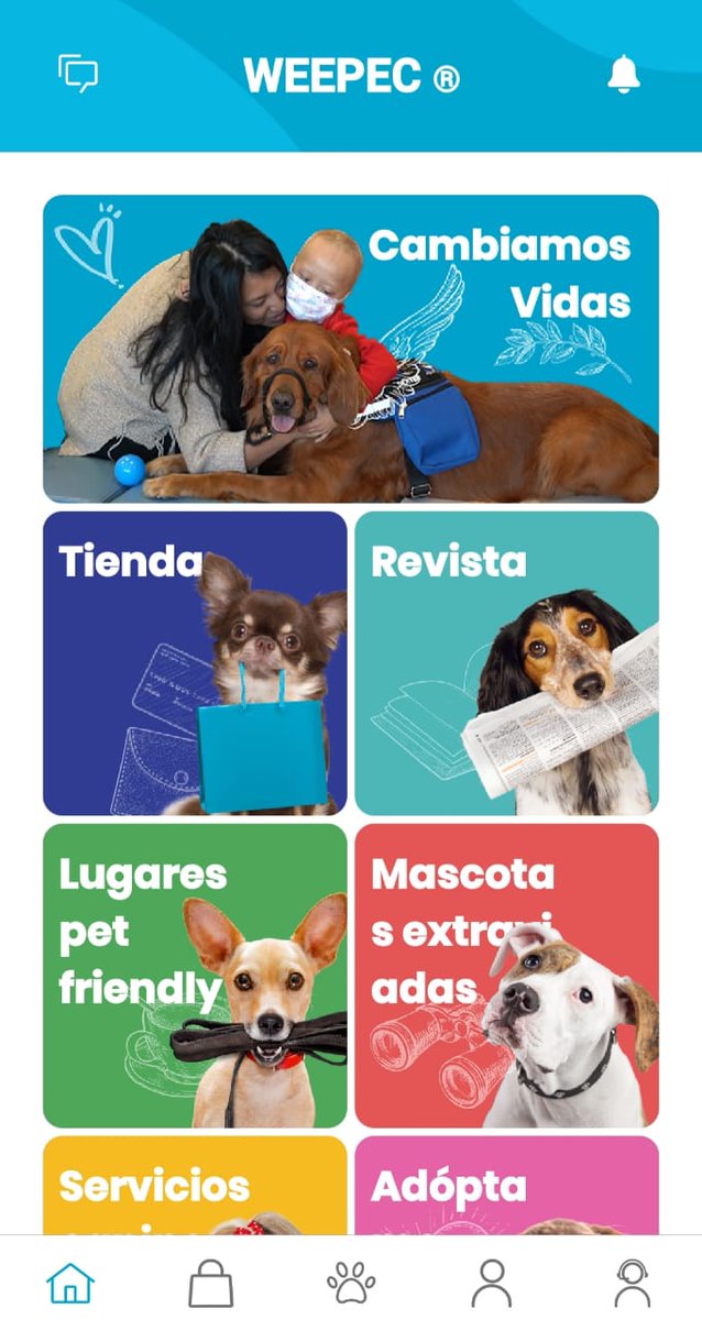 UnDiaDeTextos's tweet photo. Acabo de bajar la app de #weepec amigas y es fabulosa, para todos los que tenemos perritos y de solo pensar que se puedan perder nos aterramos. #compraconproposito https://t.co/k91QcTlyEp