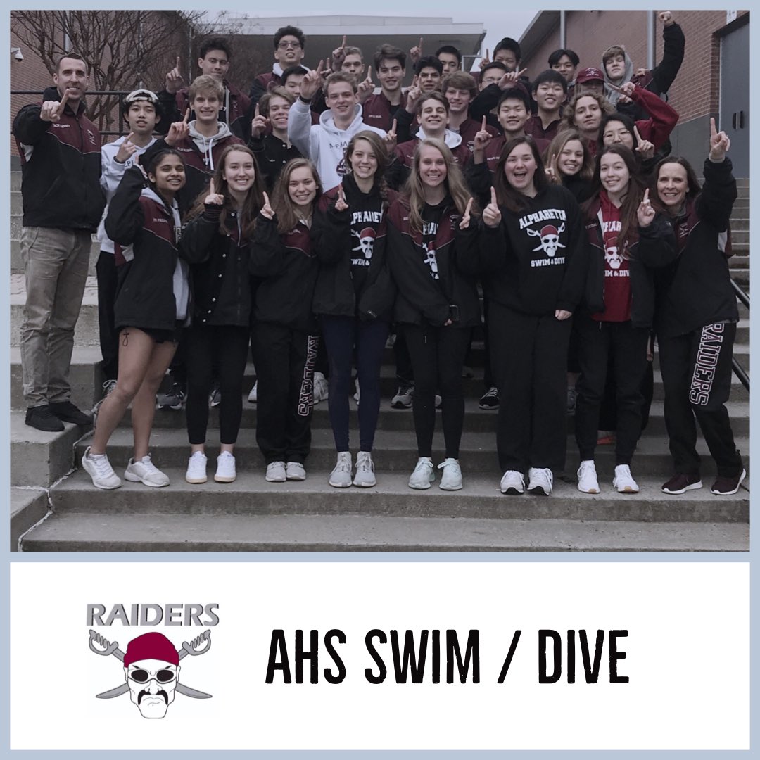 RaiderSwimDive's tweet photo. Today is National Student Athlete Day and we want to recognize our incredible 2019-2020 AHS Swim /Dive athletes! GO Raiders! #BetterTogether #Swim2Win https://t.co/8L8eJ4wnwZ