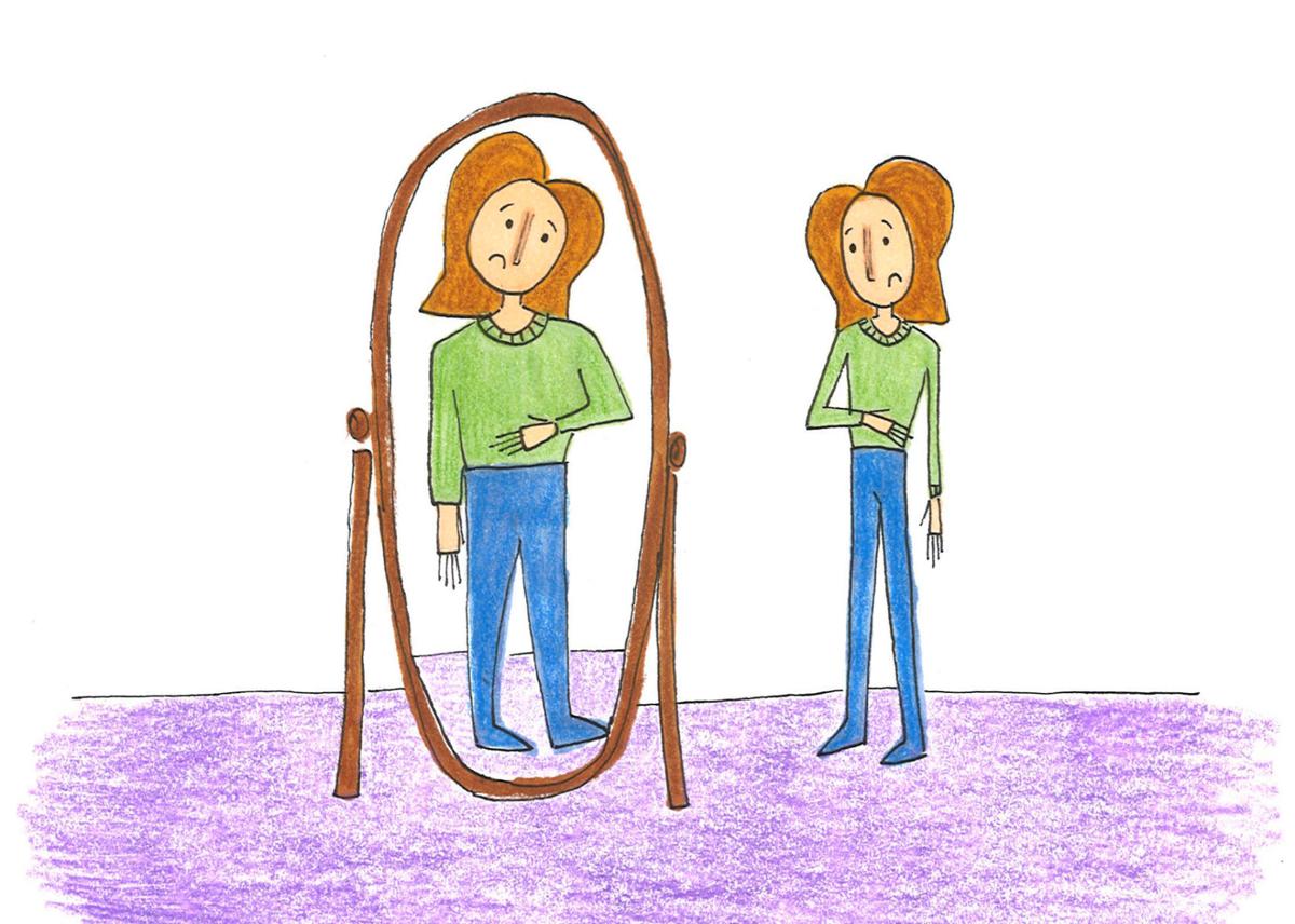 FionaMcLoughli9's tweet photo. Many times teens follow celebrities and models who seem to be perfect in every way on social media. Due to this teens can set unrealistic standards for themselves and therefore develop eating disorders or body dysmorphia or depression from not meeting the standards  #RUDCIM_SP20 https://t.co/9bvULJ1ZXu