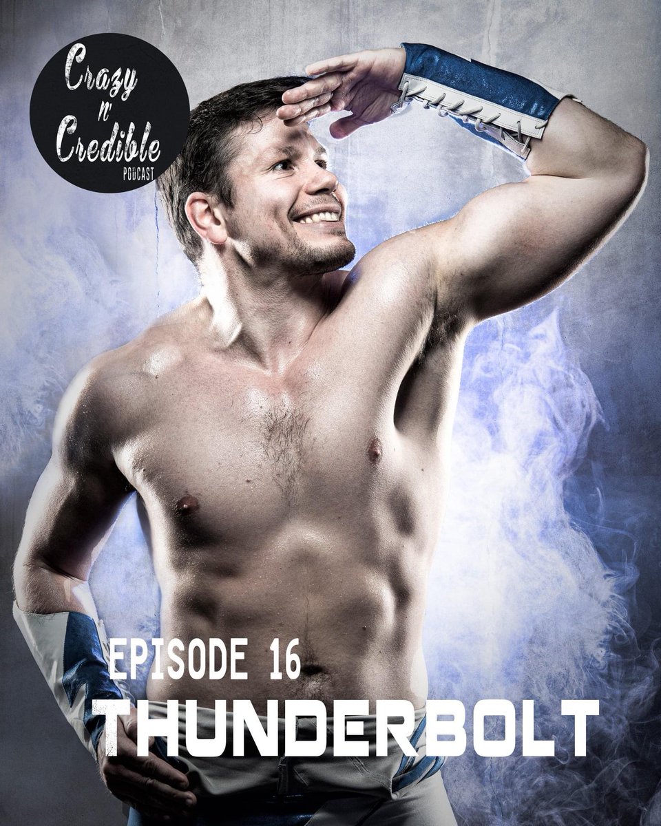 crazyncredible's tweet photo. Finally the show returns!!! Episode 16 is finally here! Swedish professional wrestler Thunderbolt joins the show. We discuss the pandemic and professional wrestling in Sweden. @ThundrboltViggn https://t.co/M8JEGQ81ua